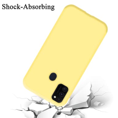 Samsung Galaxy M21 / M30s silikondeksel case (gul)