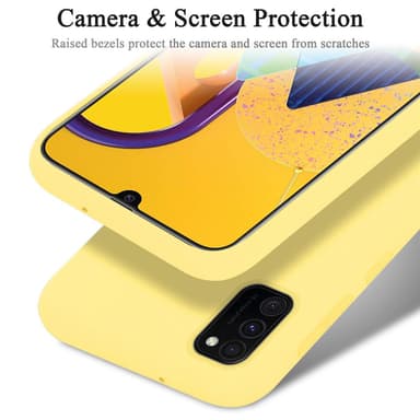 Samsung Galaxy M21 / M30s silikondeksel case (gul)