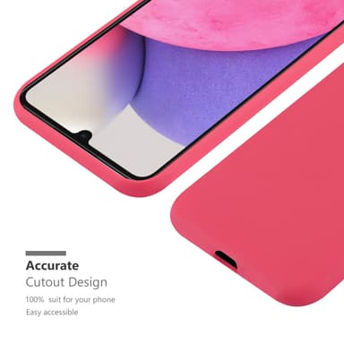 Deksel Samsung Galaxy A33 5G Silikon cover (rød)