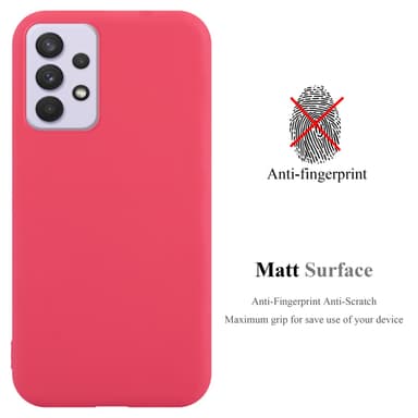 Deksel Samsung Galaxy A33 5G Silikon cover (rød)