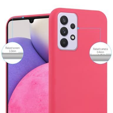 Deksel Samsung Galaxy A33 5G Silikon cover (rød)
