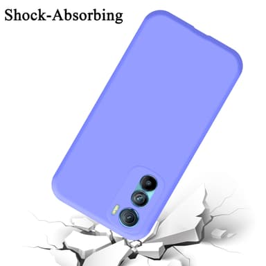 Motorola EDGE 30 silikondeksel case (lilla)