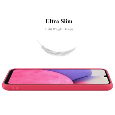 Deksel Samsung Galaxy A33 5G Silikon cover (rød)