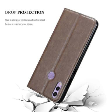 Honor 8C lommebokdeksel case (brun)
