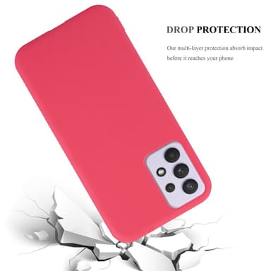 Deksel Samsung Galaxy A33 5G Silikon cover (rød)