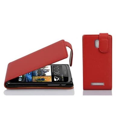 HTC Desire 500 Deksel Cover Etui (rød)