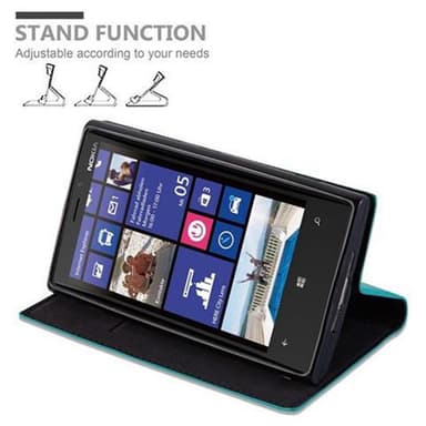 Nokia Lumia 920 lommebokdeksel case (turkis)