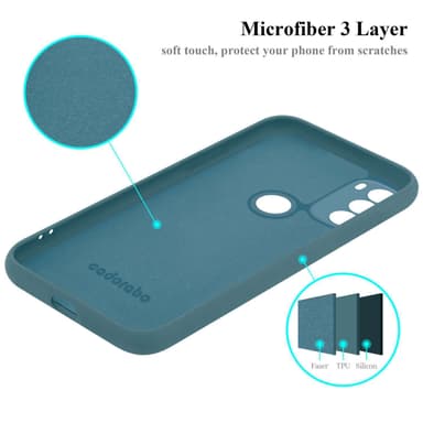 Motorola MOTO G71 5G silikondeksel case (Grønn)