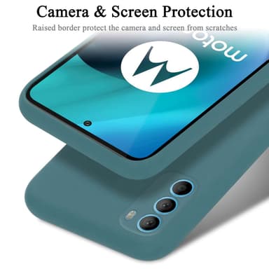 Motorola MOTO G71 5G silikondeksel case (Grønn)