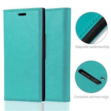 Nokia Lumia 920 lommebokdeksel case (turkis)