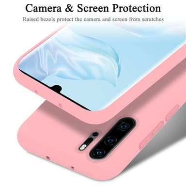 Huawei P30 PRO silikondeksel case (rosa)