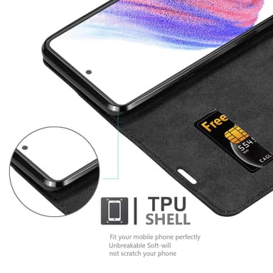 Samsung Galaxy A53 5G lommebokdeksel case (svart)