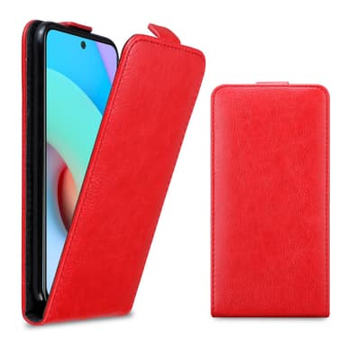 Xiaomi RedMi 10 deksel flip cover (rød)