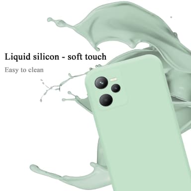 Realme C35 / Narzo 50A PRIME silikondeksel case (grønn)