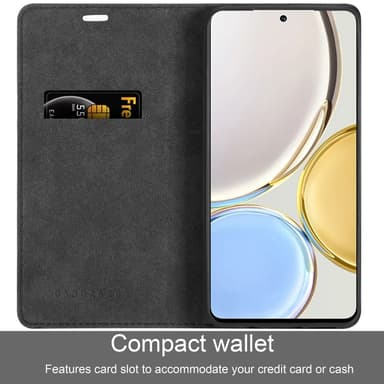Honor MAGIC 4 LITE lommebokdeksel case (svart)