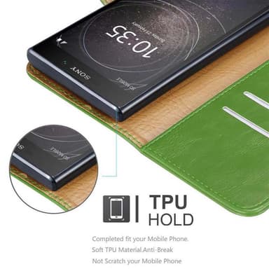 Sony Xperia L2 lommebokdeksel etui (grønn)
