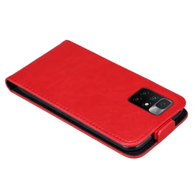 Xiaomi RedMi 10 deksel flip cover (rød)
