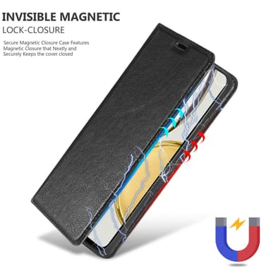 Honor MAGIC 4 LITE lommebokdeksel case (svart)