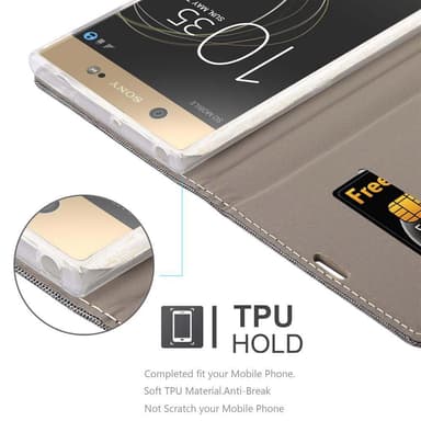 Sony Xperia XA1 ULTRA lommebokdeksel etui (grå)