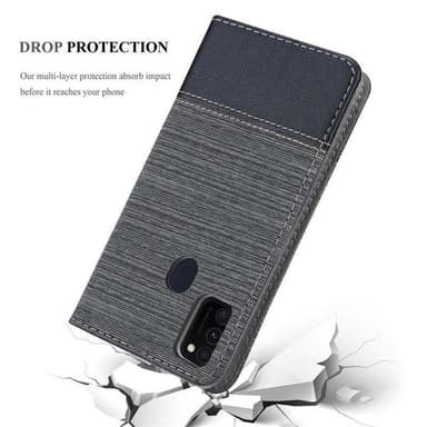 Samsung Galaxy M21 / M30s lommebokdeksel etui (grå)