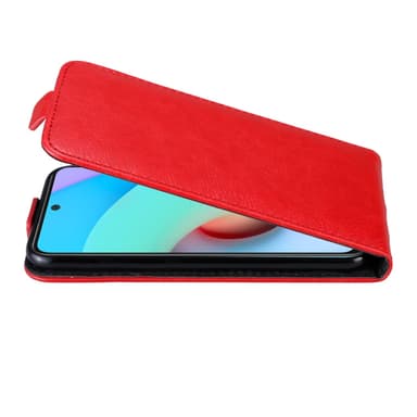 Xiaomi RedMi 10 deksel flip cover (rød)