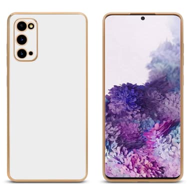 Samsung Galaxy S20 silikondeksel case (hvit)
