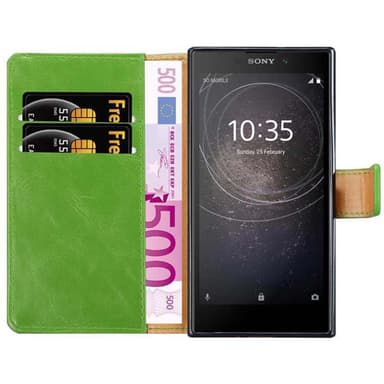 Sony Xperia L2 lommebokdeksel etui (grønn)