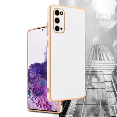 Samsung Galaxy S20 silikondeksel case (hvit)