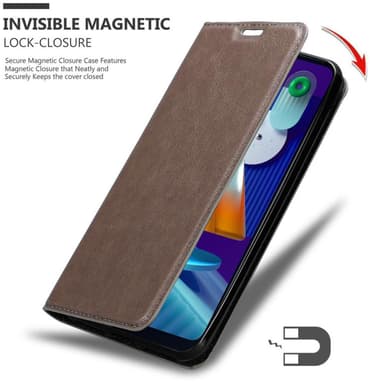 Samsung Galaxy A11 / M11 lommebokdeksel case (brun)