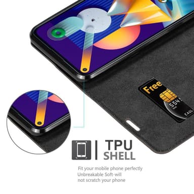 Samsung Galaxy A11 / M11 lommebokdeksel case (brun)