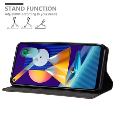 Samsung Galaxy A11 / M11 lommebokdeksel case (brun)
