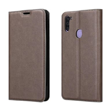 Samsung Galaxy A11 / M11 lommebokdeksel case (brun)