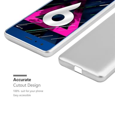 Deksel Honor 9 Case Cover (sølv)