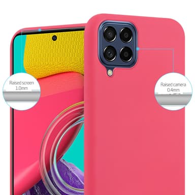 Deksel Samsung Galaxy M53 5G Silikon cover (rød)