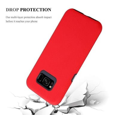 Samsung Galaxy S8 Deksel Case Cover (rød)