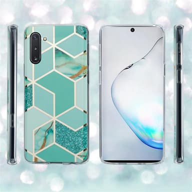 Samsung Galaxy NOTE 10 lommebokdeksel etui (grønn)