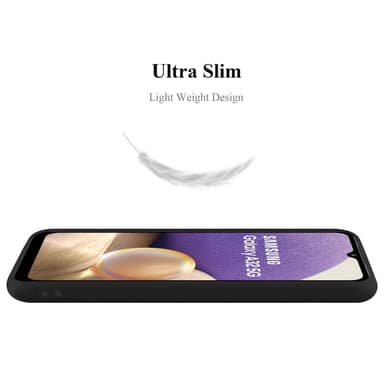 Deksel Samsung Galaxy A32 4G Silikon cover (svart)