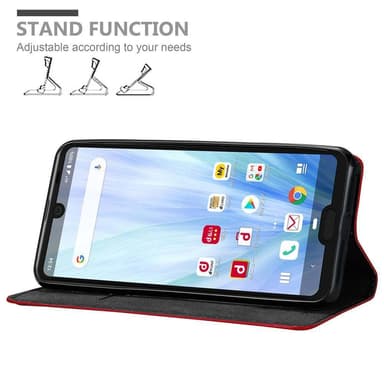 Sharp Aquos R3 lommebokdeksel case (rød)
