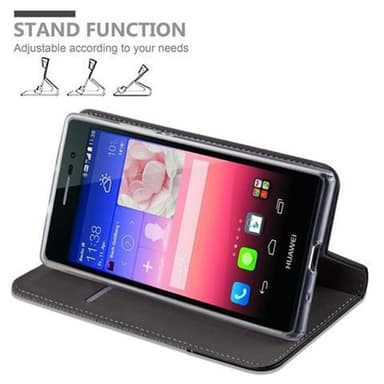 Huawei ASCEND P7 lommebokdeksel etui (grå)
