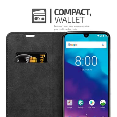 ZTE Blade V10 VITA lommebokdeksel case (svart)