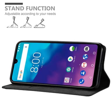 ZTE Blade V10 VITA lommebokdeksel case (svart)