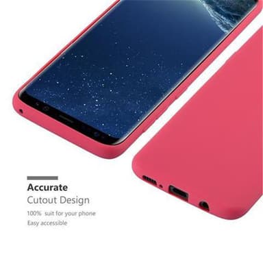 Deksel Samsung Galaxy S8 Silikon cover (rød)