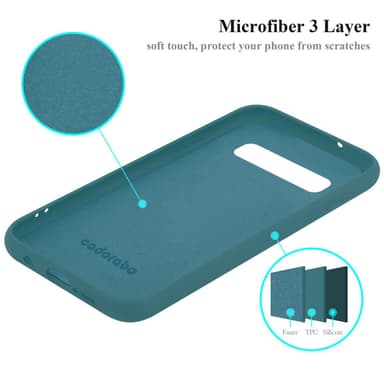 Samsung Galaxy S10 4G silikondeksel case (grønn)