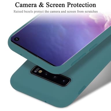 Samsung Galaxy S10 4G silikondeksel case (grønn)