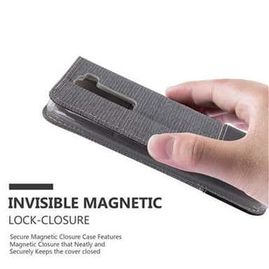 LG K8 2016 lommebokdeksel etui (grå)