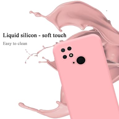 Xiaomi RedMi 10C / POCO C40 silikondeksel case (rosa)