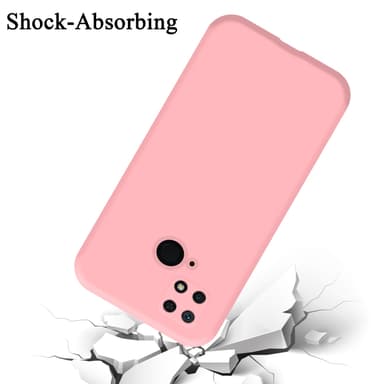 Xiaomi RedMi 10C / POCO C40 silikondeksel case (rosa)