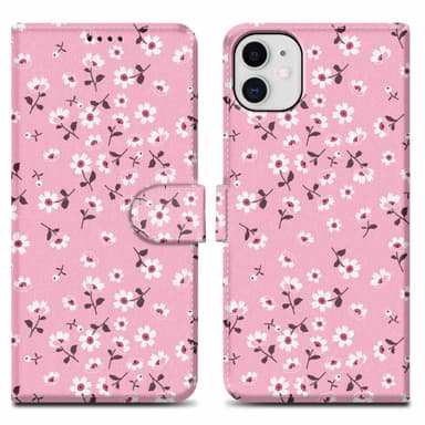 iPhone 11 lommebokdeksel etui (rosa)