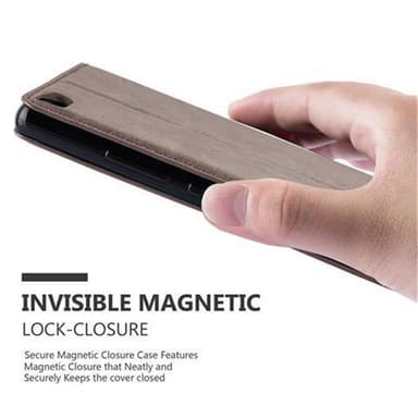 Sony Xperia Z3 lommebokdeksel case (brun)