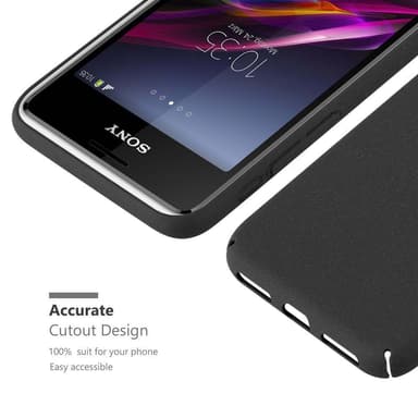 Sony Xperia E1 Hardt Deksel Cover (svart)